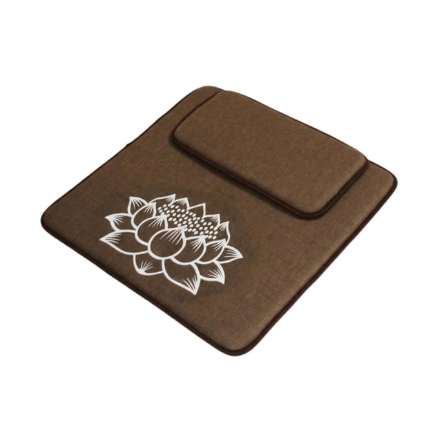 Cojín de Asiento, Cojín de Suelo, Tatami Cuadrado, Cojín de Meditación, Lino Grueso Hecho a Mano, Acogedor, Ideal para Meditación, Sala de Lectura, Sa 70x70cm