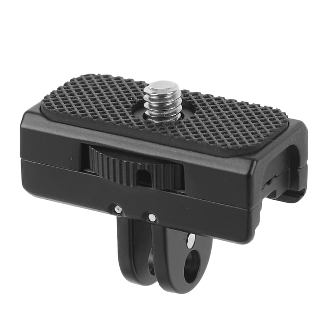 Action Camera Quick Release Mount, Action Camera Quick Release Bracket Scratch Proof Stainless Steel for Selfie Stick