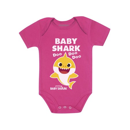 

Baby Shark Doo Doo Doo Outfit Baby Boy Girl Family Gift Baby Bodysuit NB (0-3M) Wow pink