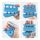 thumbnail image 3 of Entrenador De Fuerza De Agarre De Dedo, Resorte Bidireccional 3LB Azul Claro Fortalecedor De Dedo Ergonómico 4 Piezas Para Escalada En Roca, 3 of 7