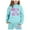 Light Blue, variant on Girls Outfit Sets Toddler Boy Girl Long Sleeve Cute Print Warm Hoodie Sweatpant Kids Outfits Sweat Suit,2-13Y