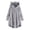 Black, variant on Up to 65% Off Women's Plus Size Keep Warm Cardigan Hoodies Ears Irregular Plush Solid Hooded Coat Tops Fashionable Casual Loose Cardigan