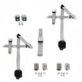 thumbnail image 1 of Gray & Grey Retractable Bench Seat Belt Kit with Bracketry for 1961-1964 Chevy Impala Airplane 3 Point - 3 Belts, 1 of 1