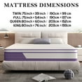 thumbnail image 7 of Yilicy 12 inch King Mattress with Memory Foam Hybrid Mattresses in a Box, Medium, 7 of 7