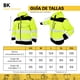 thumbnail image 4 of Chamarra Polar thermic de trabajo impermeable con reflejante alta visibilidad Mediana Bk safety products 5 tallas disponibles, 4 of 9