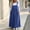 Blue, variant on Hueook Plus Size Jumpsuit for Women Adjustable Strap Overalls Stretchy Loose Comfy Fall Romper Army Green L