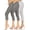 Grey-Grey-White, variant on Women's 3 Pack Casual Comfy Slim Pocket Jeggings Jeans Capri Pants