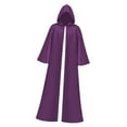 thumbnail image 3 of Cape à Capuche Halloween, Robe de Mascarade Longue pour Rassemblement Vintage Fête Punk de Pâques, 3 of 9