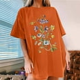 thumbnail image 7 of Drses Wildflowers Shirt for Women Oversized Floral Loose T Shirts Graphic Tees Flower Plant Shirts Womens Tops, 7 of 7