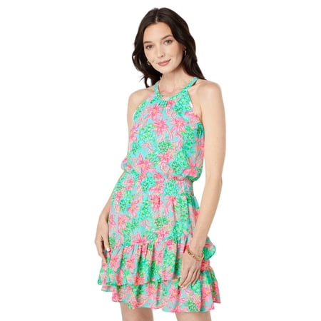 Lilly Pulitzer Pamelyn Dress Surf Blue So Shellegant 8 | Walmart Canada