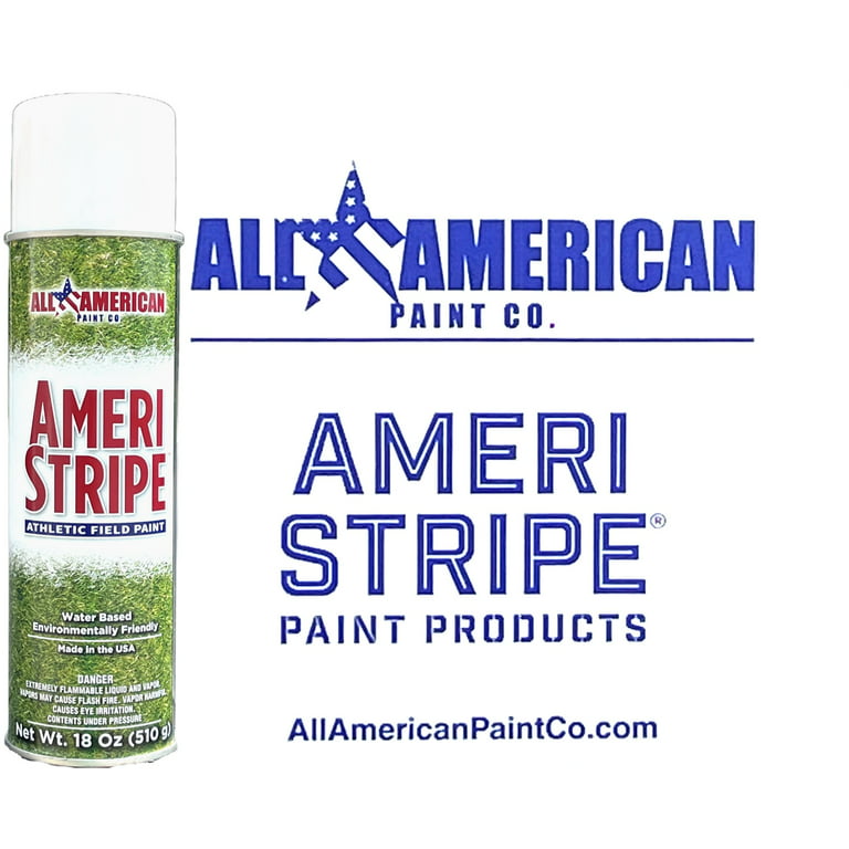 Ameri-Stripe White Athletic Field Marking Spray Paint - 1 Case (12