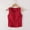 Red, variant on YHAJDS Pajama Set for Women 2 Piece Womens Night Shirts Solid Color Built In Bra Tank Top