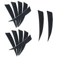 thumbnail image 1 of 12pcs Palettes de Plumes 3'' pour Palettes, Différentes Couleurs Noir, 1 of 10