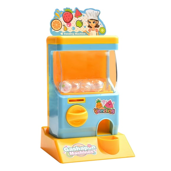 YIMWNYI Mini Simulation Vending Machine, Coin-Operated Games Toy, Educational Gift, Fun Puzzle Game, Indoor and Outdoor Play, Small Ball Reward Machine