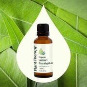 Plant Therapy Organic Lemon Eucalyptus Essential Oil 100% Pure, USDA Certified Organic, Undiluted, Natural Aromatherapy 30 mL (1 oz)