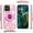 Pink Daisy Flower, variant on For Motorola Moto G Power 5G 2025 Case, Pattern Design Hybrid with Invisible Ring Stand & Magnetic Back, Shockproof Protective Grip Phone Cover (Pineapple Love Vibe)