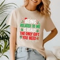 thumbnail image 4 of Being Related To Me Christmas, Funny Christmas TShirt, Santa Shirt, Vintage Holiday Tee, Merry Xmas Gift, Family Holiday Outfits, 4 of 5