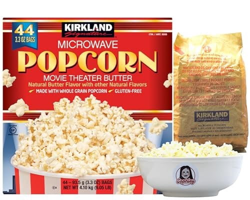 Kirkland Signature Microwave Popcorn, 93g/3.3 oz, 44ct {Imported from Canada}