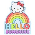 thumbnail image 1 of Cartel de pared plateado con diseño de búfalo Hello Kitty Rainbow, tamaño grande, MDF, 1 of 3