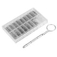 thumbnail image 3 of Homgeek Eyeglasses Repairing Kit Set Assorted Storage Box Design 1000PCS Screws and Pads with Screwdriver Micro Tweezer for Watch Spectacle Eyewear Repairing Portable, 3 of 7