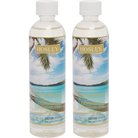 Hosley Fragrance Oil Set with 2 Oils, Ocean Breeze, 6 oz., 2 Count, 2 Pack