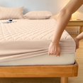 thumbnail image 5 of MesaSe Christmas Gifts Home Essentials Layered Waterproof Mattress Protector (Without  And Pillow Insert) Soft And Comfortable Solid Color Bedding Mattress Cover Bedroom Light Blue, 5 of 5