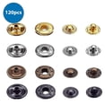 thumbnail image 2 of MMOBIEL 120 Pcs Snap Button Kit Snaps Fastener Stainless Steel 4 Colors for Jeans, Jackets, Clothing Incl. Heavy Duty Punch Hole Pliers and Hammer, 2 of 4