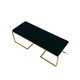 thumbnail image 1 of Soporte for tartas rectangular de hierro forjado negro y dorado, 1 of 5