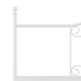 thumbnail image 6 of Hillsdale Furniture Ruby Textured White Metal Scroll King Bed, 6 of 11