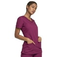 thumbnail image 6 of Cherokee Workwear Originals Women's Scrubs V-Neck Top with 3 Pockets - WW645, 6 of 7