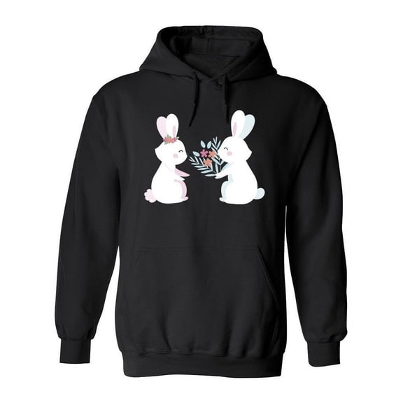 Cute Baby Bunnies Hoodie Women -Image by Shutterstock, Female XX-Large