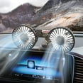 thumbnail image 4 of YFTDEF Suction Cup Car Fan, Double Head, USB Powered, 3-Speed, 360 Degree Rotation, Low Noise, Portable Cooling Fan for Automotive, Office, Home Use, Travel, Camping, 4 of 4