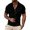 A-Black1116, variant on Mens Polo Shirts Short Sleeve Quarter Zip Herringbone Geometric Pattern Casual Shirts Lightweight Tops