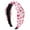 D, variant on Minjewel Valentine's Day Heart Printed Fabric Knot Headband for Women, Sweet & Versatile Party Hair Accessory, Daily Wear for Holidays & Celebrations,A