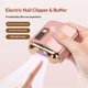 thumbnail image 2 of Electric Nail Clipper Automatic Electric Nail Trimmer for Adults for Seniors for Men Women Fingernail Portable for Elderly File(76x65x29mm,Pink), 2 of 5