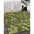 thumbnail image 3 of Ahgly Company Machine Washable Indoor Round Transitional Sepia Brown Area Rugs, 4' Round, 3 of 7