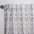thumbnail image 3 of Designart 'Botanical Floral Retro Pattern I' Mid-Century Modern Curtain Panel, 3 of 5