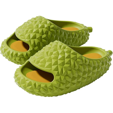 

Unisex Summer Durian Slippers EVA Soft Thick Sole Non-slip Shower Shoes for Indoor and Outdoor Wear