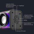 thumbnail image 4 of Altavoces transparentes Mecha compatibles con Bluetooth 5.0 1800mAh para fiesta (negro) Ndcxsfigh Para estrenar, 4 of 5