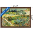 thumbnail image 3 of Garden at Arles by Vincent van Gogh Wall Poster, 14.725" x 22.375" Framed, 3 of 6