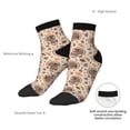 thumbnail image 6 of Naloa Cute Autumn Turkey Ankle Socks for Women Non Slip Socks No Show Socks Classic Low Cut Casual Socks Casual Socks, 6 of 7