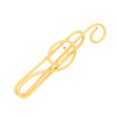 thumbnail image 1 of Clips de Marque-Page en Forme de Notes100 Pcs Note Papier Musique Trombones Pince à Papier Valeur Imbattable, 1 of 8