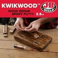 Tan KwikWood Wood Repair Epoxy Putty, 1 oz. Stick