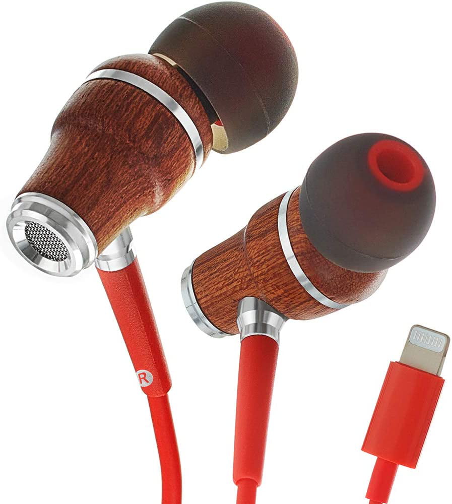 Symphonized NRG X Wood Earbuds Wired with Noise Isolating 