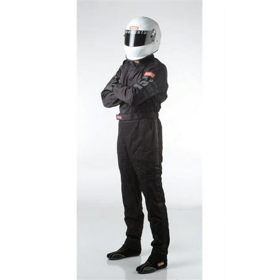 110004 SFI-1 1-L Black Driving Suit, Medium Tall