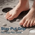 thumbnail image 3 of SlipX Solutions 27 x 27 Extra Large Square Shower Mat in Tan, 3 of 8