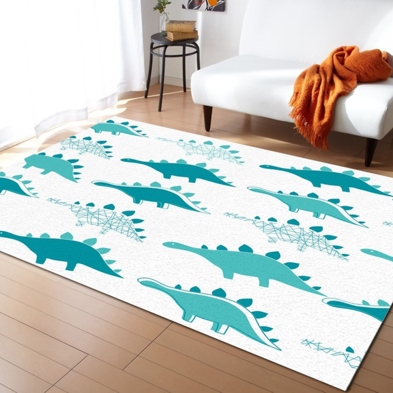 Cartoon Dinosaur Area Rug Cute Animal Patterns Carpet Dinosaur Rugs For Boys Bedroom Living