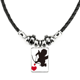 thumbnail image 1 of amor cupido angel patron de corazon collar a mano colgante de cuerda de cuero Unbranded M, 1 of 3