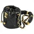 thumbnail image 3 of Pre-Owned CHANEL Matelasse Mini Chain Pouch Shoulder Bag, Lambskin, Black, AP2330,... (Good), 3 of 8