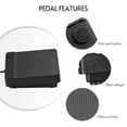 thumbnail image 6 of PEPISKY 3.5mm Interface Compact Sustain Pedal Universal Dual Pedal for Musical Instruments Portable Roll Up Piano Electronic Keyboard Elctronic Roll Up Drum, 6 of 8